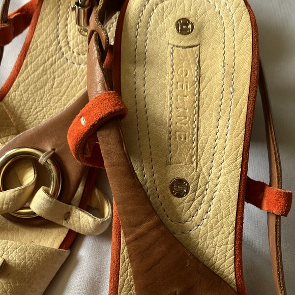 Celine Leather and Suede strappy sandals - Picture 2 of 6